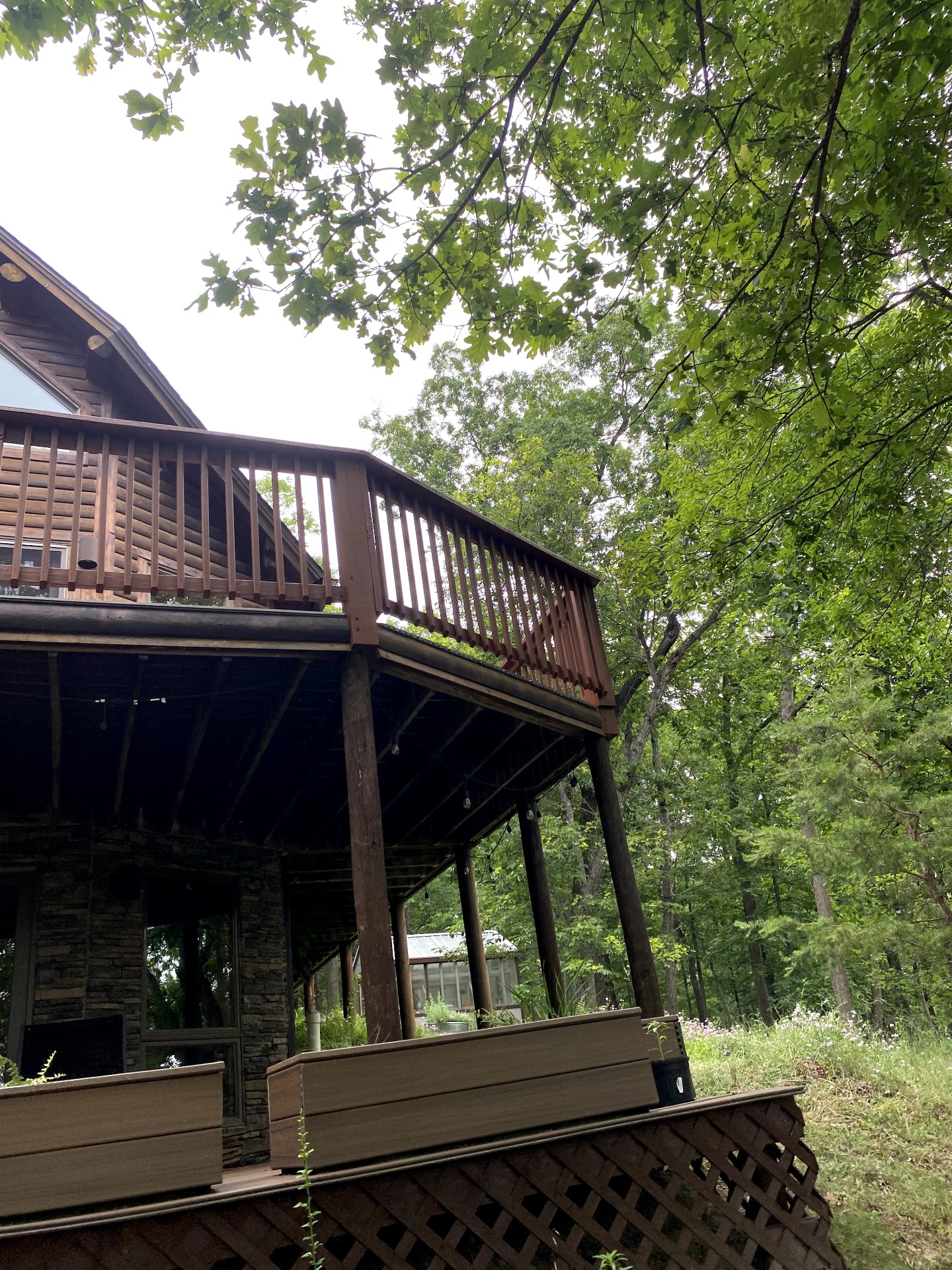 Tiered deck build