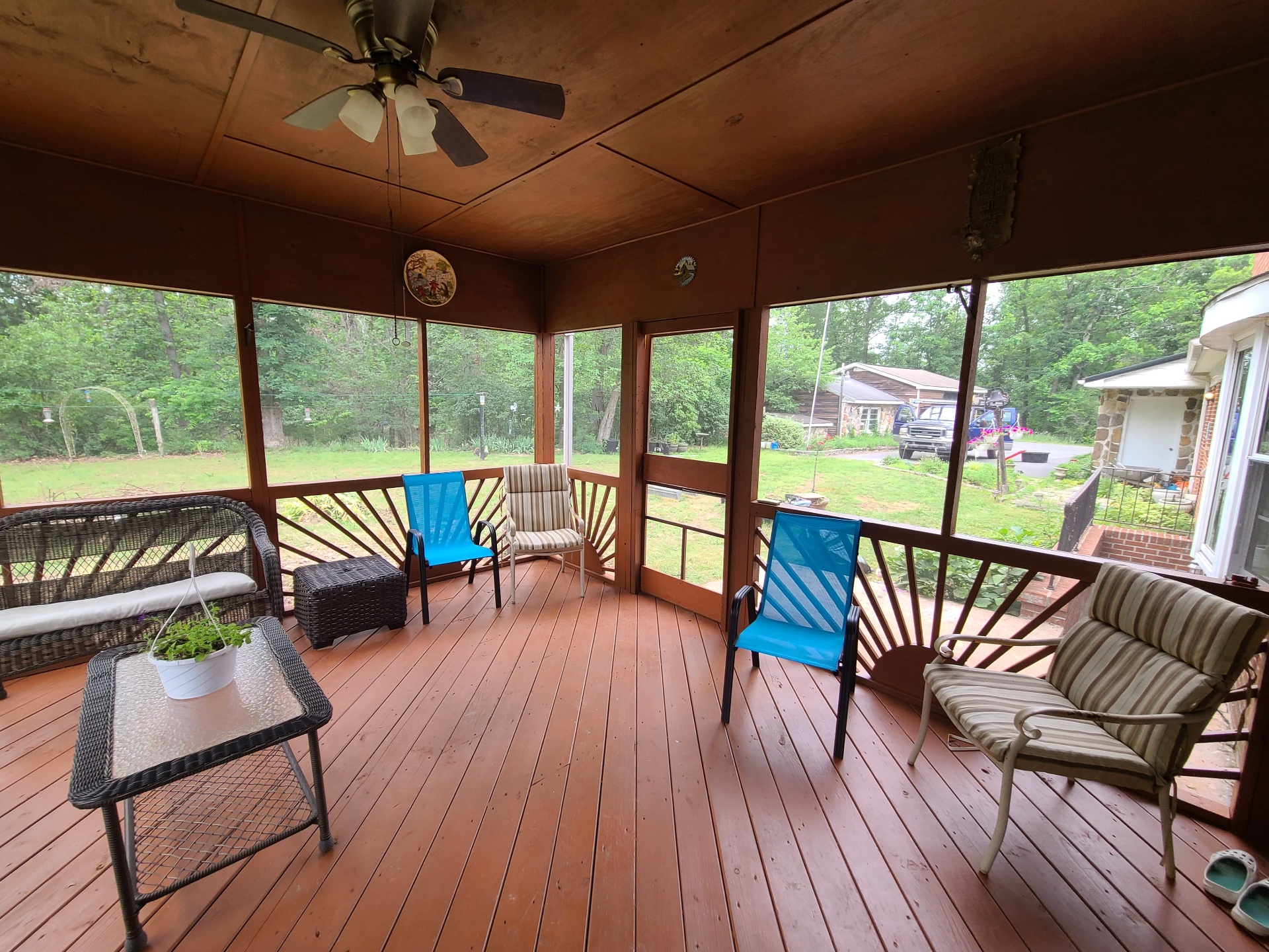 Screened porch